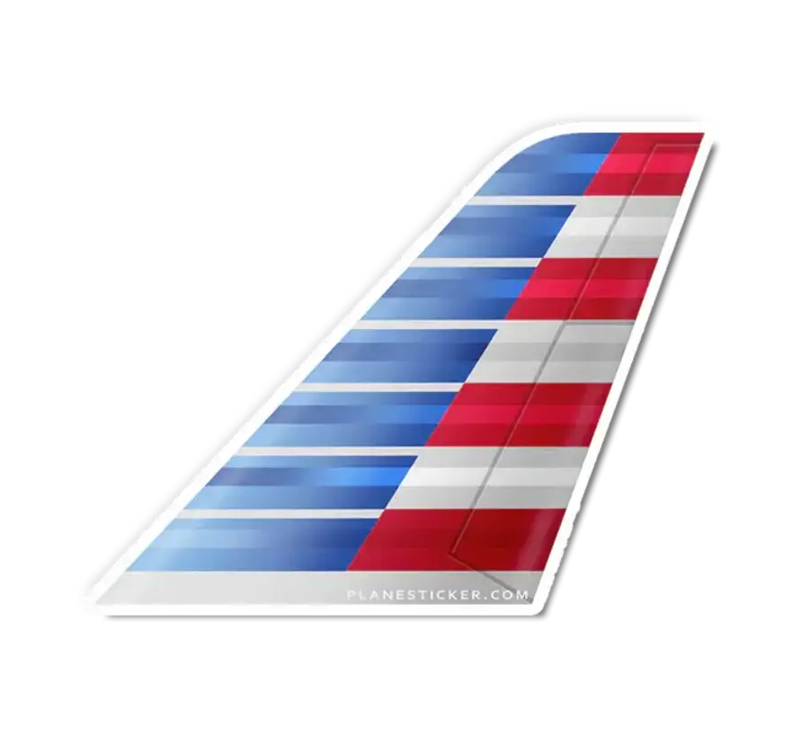 Sticker American Airlines Tail