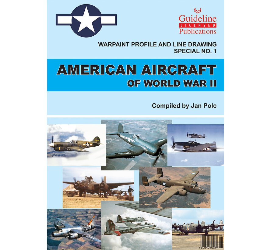 American Aircraft of WWII: Warpaint Profile & Line Drawings  #1 softcover