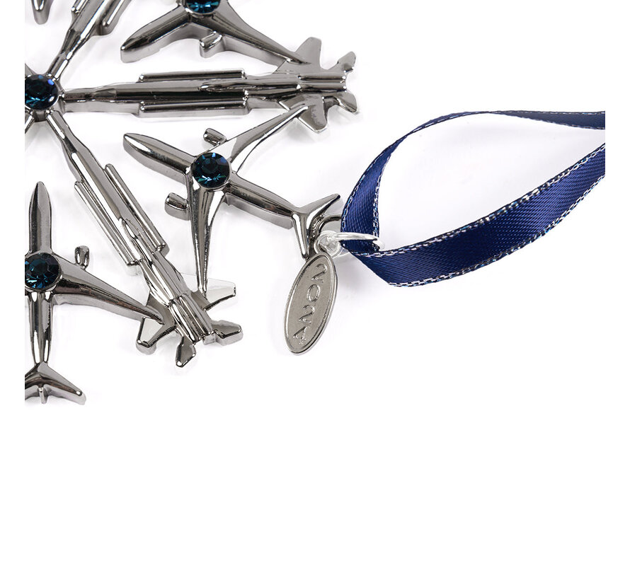 Boeing Jet Snowflake 2025 Ornament