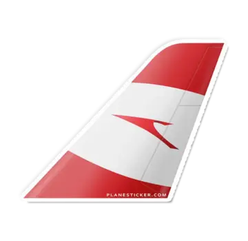 Plane Sticker Sticker Austrian Airlines Tail