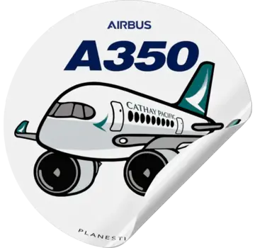 Plane Sticker Sticker Cathay Pacific Airbus A350 Round
