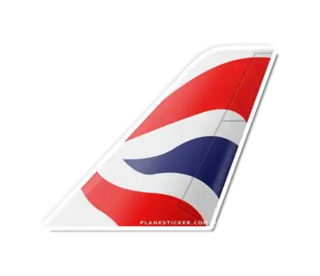 Plane Sticker Sticker British Airways Tail