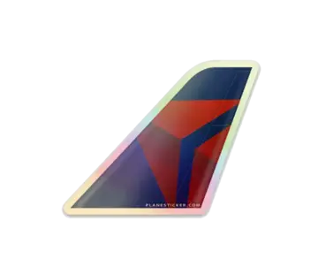 Plane Sticker Sticker Delta Tail