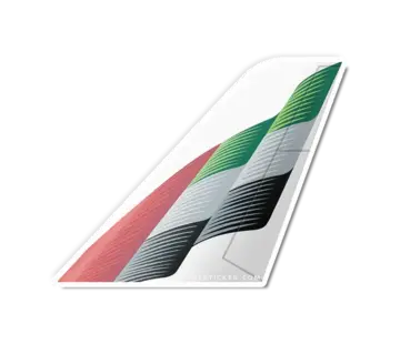 Plane Sticker Sticker Emirates Tail