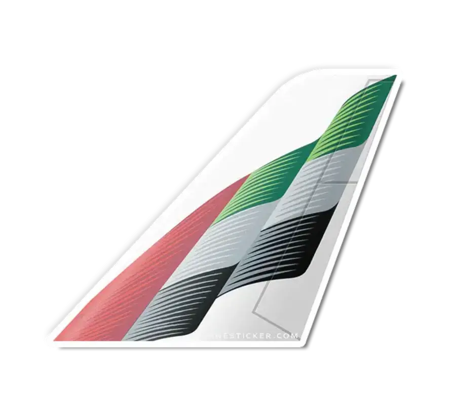 Sticker Emirates Tail