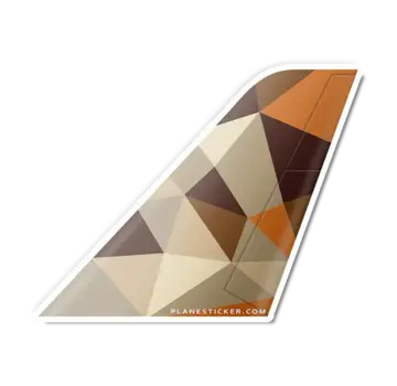 Plane Sticker Sticker Etihad Tail