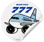 Sticker Korean Air Boeing 777 Round