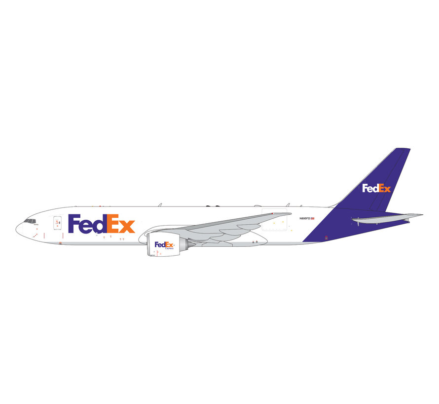 B777-200LRF FedEx Express N895FD Revised Livery 1:400