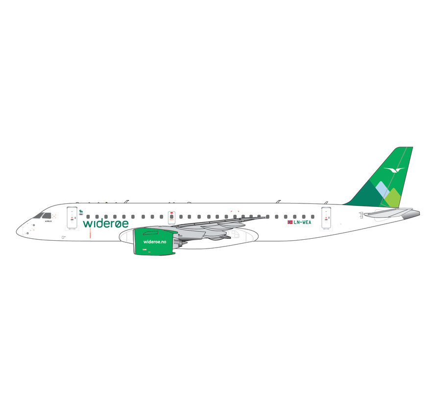 ERJ190-E2 Widerøe LN-WEA 1:400