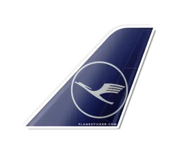 Plane Sticker Sticker Lufthansa Tail