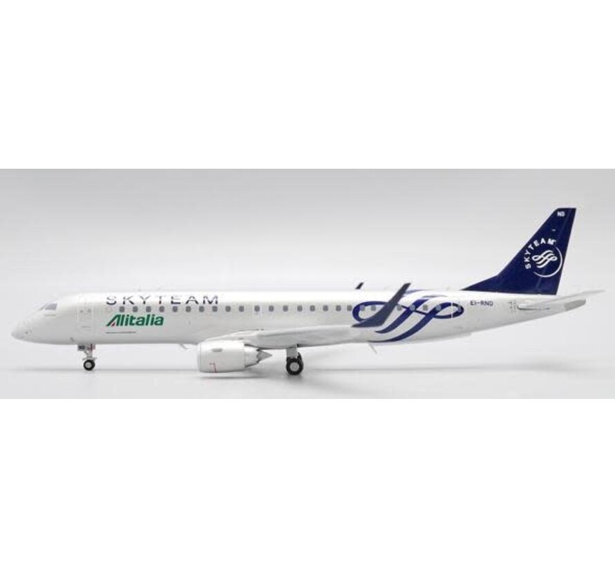 ERJ190STD Alitalia Skyteam EI-RND 1:200 with stand +New arrival+