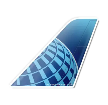 Plane Sticker Sticker United Airlines Tail
