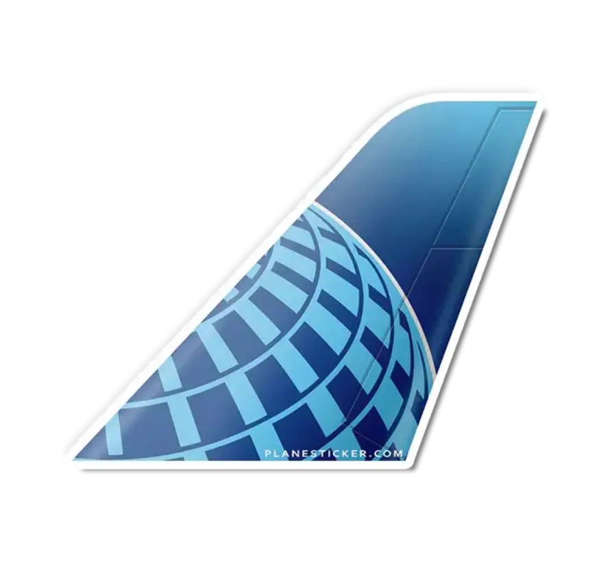 Sticker United Airlines Tail