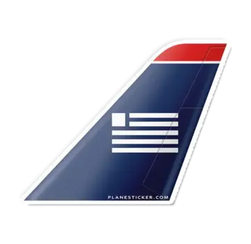 Plane Sticker Sticker US Airways Tail