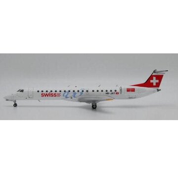 JC Wings ERJ145 Swiss 600th HB-JAY 1:200 with stand +New Arrival+