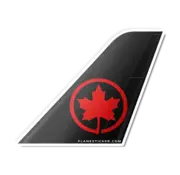 Plane Sticker Sticker Air Canada Tail