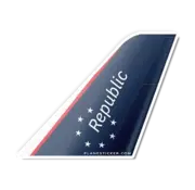 Plane Sticker Sticker Republic Airways Tail