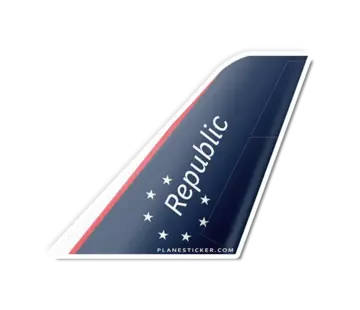 Plane Sticker Sticker Republic Airways Tail
