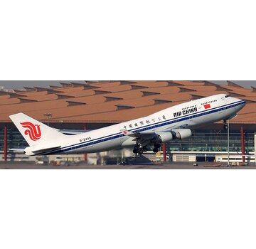 JC Wings B747-400 Air China Last Flight B-2445 1:200 flaps down with stand *Pre-Order