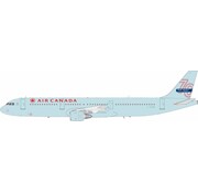 InFlight A321 Air Canada Ice Blue 2004 livery 70th Anniversary Tail C-GIUB 1:200 with stand +New Arrival+