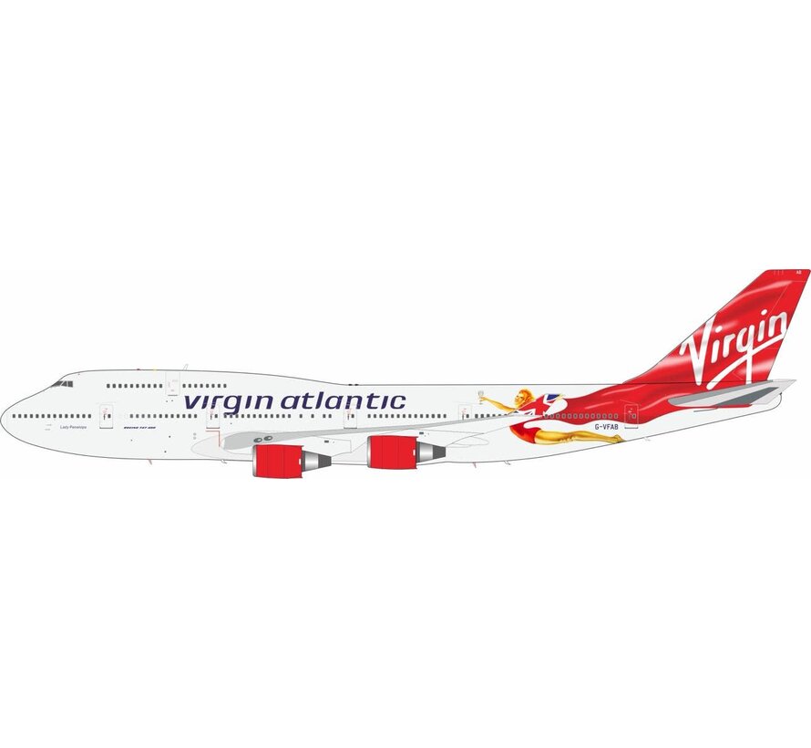 B747-400 Virgin Atlantic Airways G-VFAB 1:200  +New Arrival+
