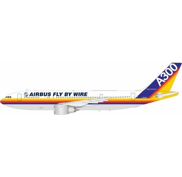 InFlight A300B2-103 Airbus house livery AIRBUS FLY BY WIRE F-BUAD 1:200 with stand +NewArrival+