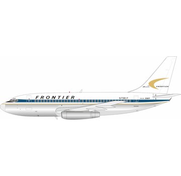 InFlight B737-200 Frontier Airlines old livery N7381F 1:200 polished  +New Arrival+
