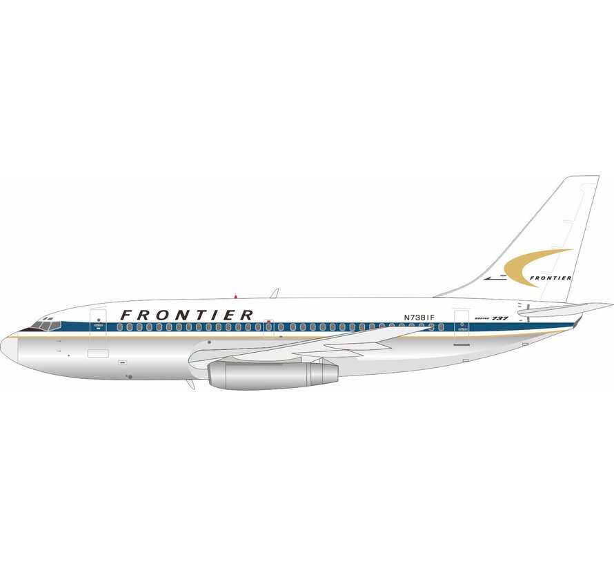 B737-200 Frontier Airlines old livery N7381F 1:200 polished  +New Arrival+