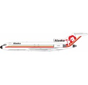 InFlight B727-100 Alaska Airlines red miner tail N798AS 1:200 with stand  +New Arrival+