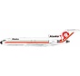 B727-100 Alaska Airlines red miner tail N798AS 1:200 with stand  +New Arrival+