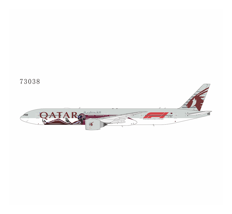 B777-300ER Qatar Airways Formula 1 Global Partner Livery A7-BEL 1:400 +New Arrival+