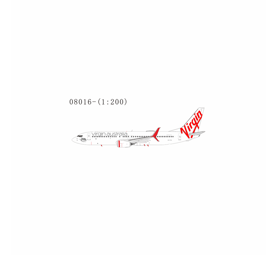 B737-800S Virgin Australia Airlines VH-YIV 1:200 scimitars with stand +New Arrival+