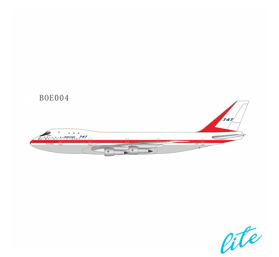 B747-100 The Boeing Company named City of Everett N7470 1:400 (2nd) +New arrival+