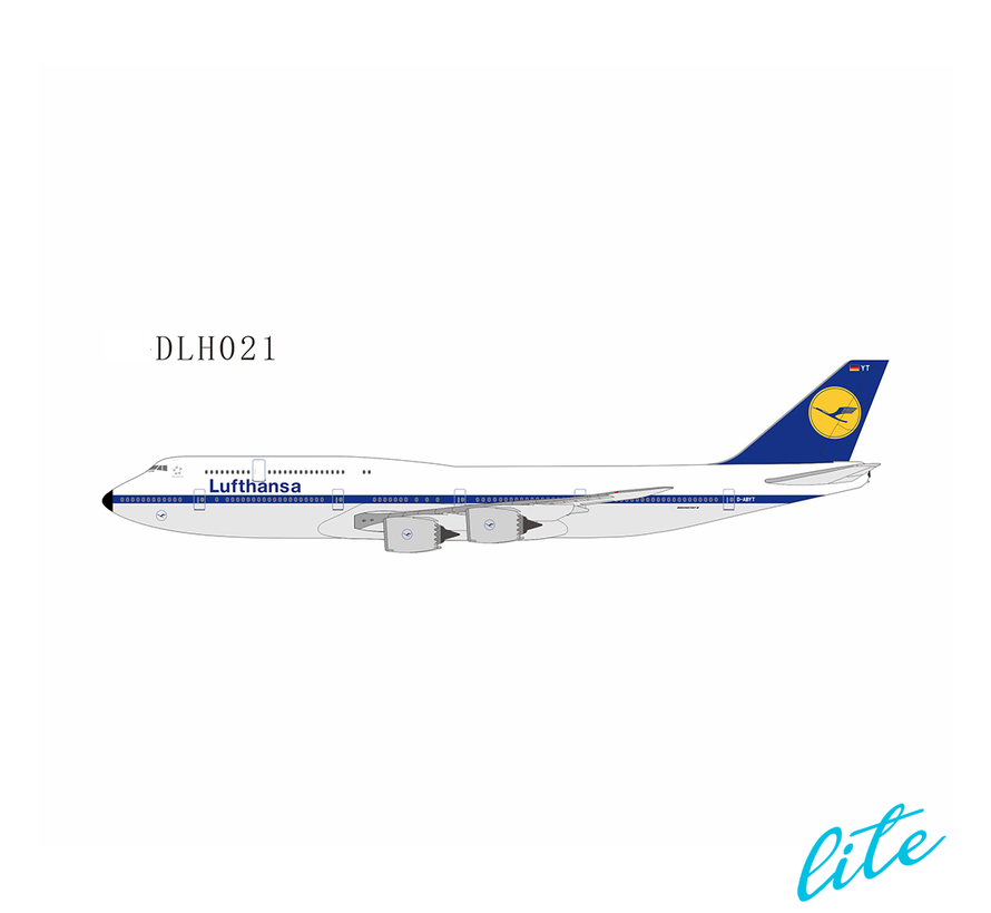 B747-8 Lufthansa old livery retro colors D-ABYT 1:400 LITE