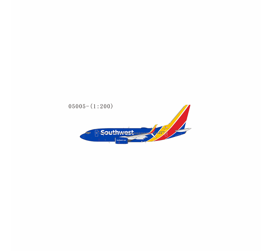 B737-700S Southwest Airlines N556WN 1:200 scimitars CFM56 engines with stand +New arrival+