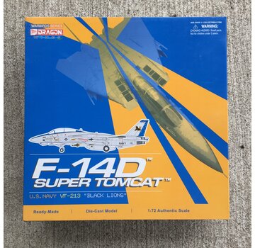 Dragon F14D US Navy VF-213 'Black Lions' 1:72**Collection sale** factory sealed !