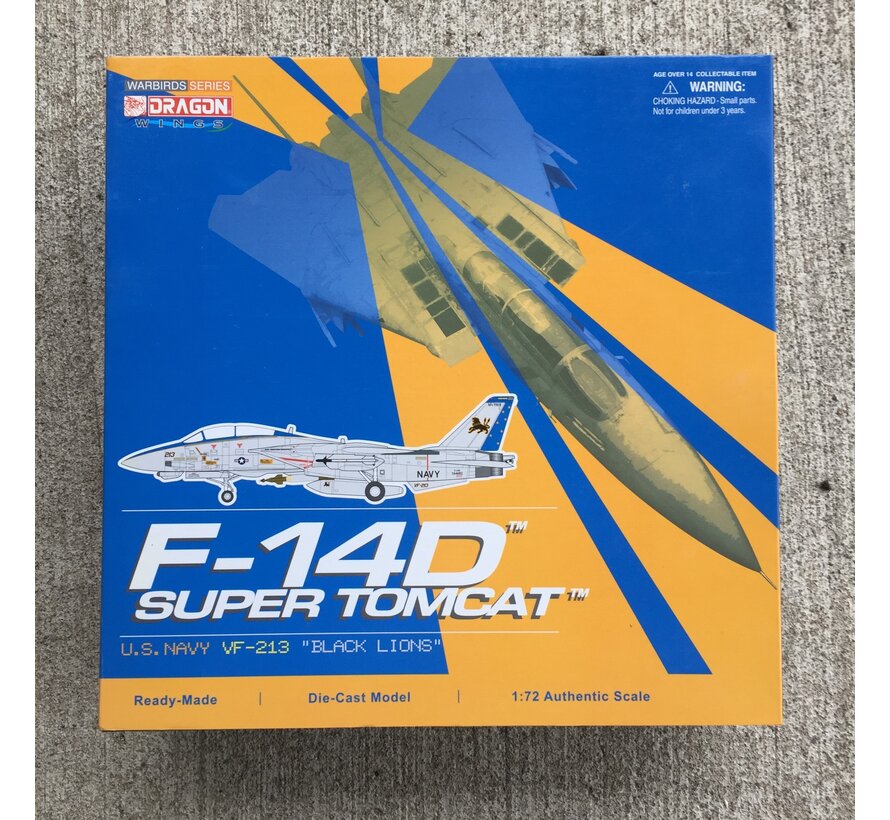 F14D US Navy VF-213 'Black Lions' 1:72**Collection sale** factory sealed !