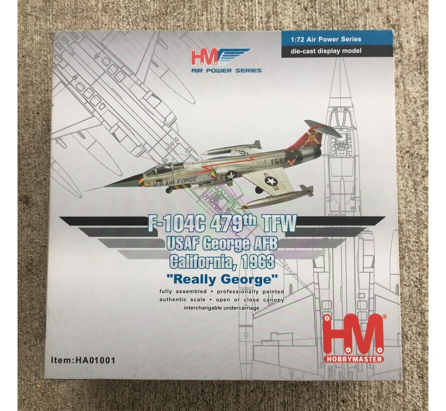 F104C 479th TFW, USAF George AFB, California 1963 "Really George" 1:72 *Collection Sale