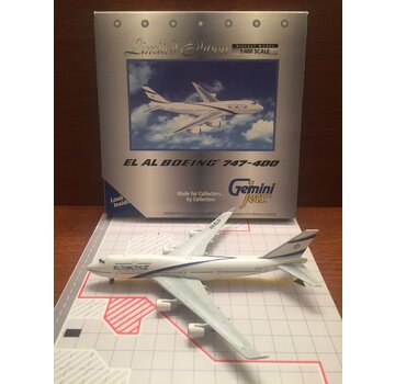 Gemini Jets B747-400 El Al 4X-ELD 'Jerusalem' 1:400 *Collection Sale