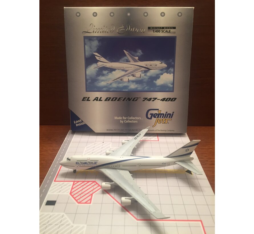 B747-400 El Al 4X-ELD 'Jerusalem' 1:400 *Collection Sale