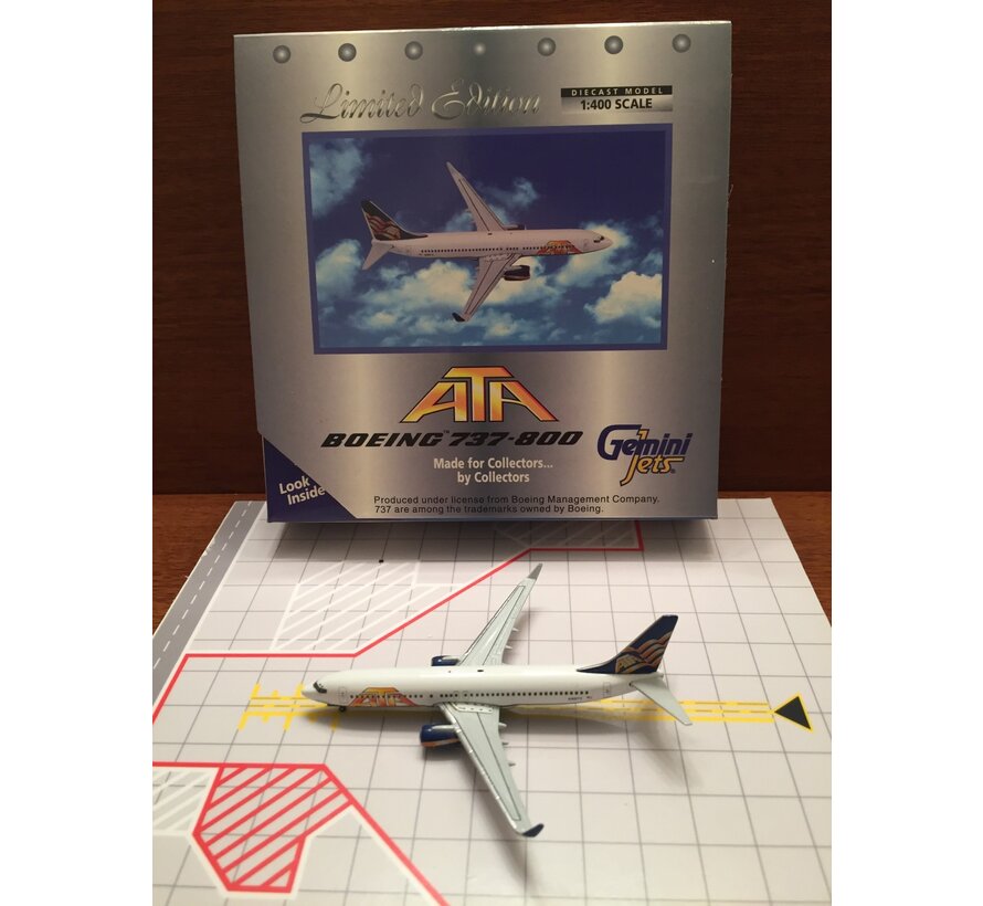 B737-800 ATA American Trans Air N301TZ 1:400 *Collection Sale