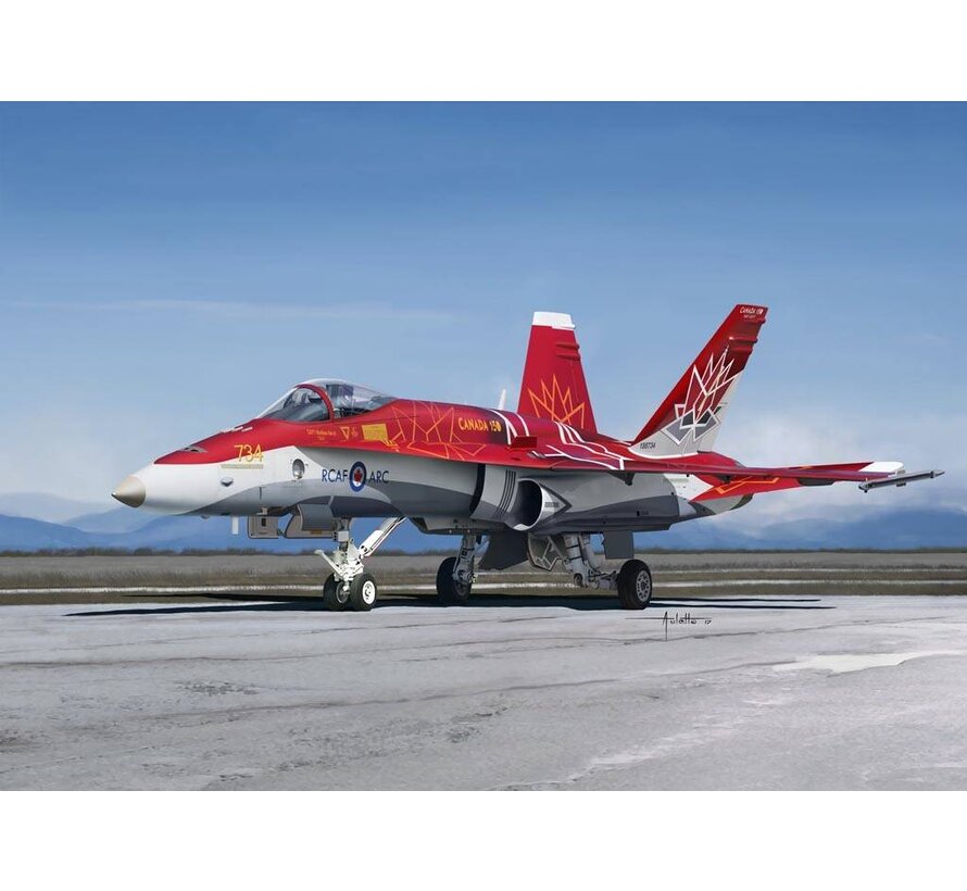 CF188A RCAF Demo Team 2017 Canada red 150 1:48