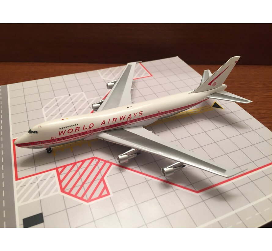 Aeroclassics B747-200 World Airways N747WA 1:400 *Collection Sale