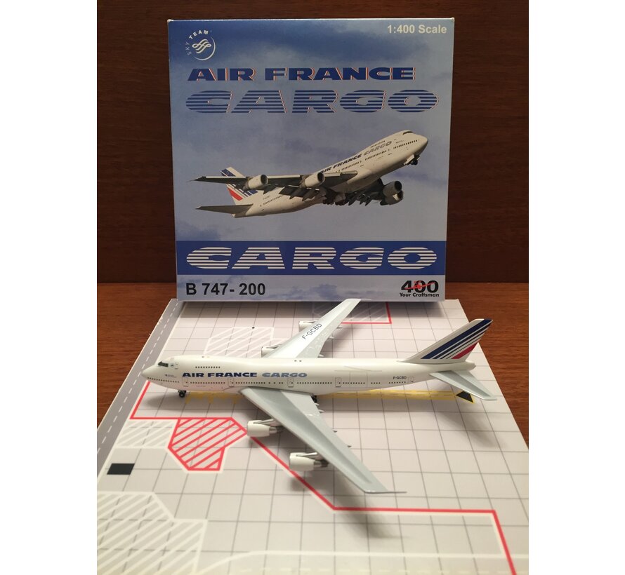 BigBird B747-200F Air France Cargo F-GCBD 1:400 *Collection Sale