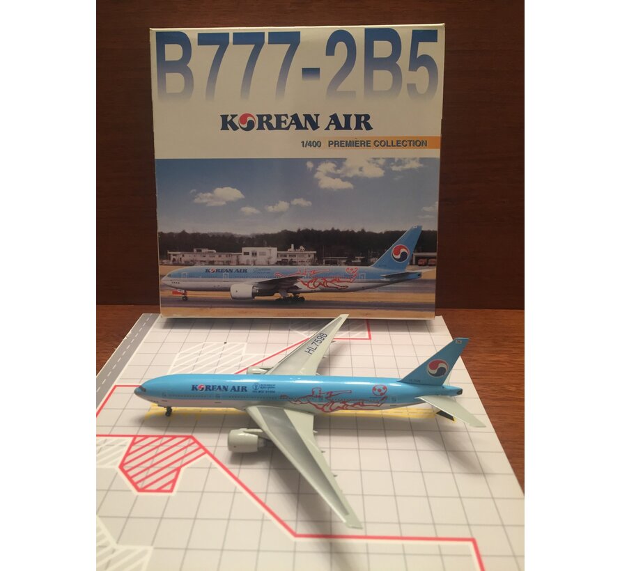 B777-2B5 Korean Air HL7598 2002 FIFA World Cup 1:400  *Collection Sale