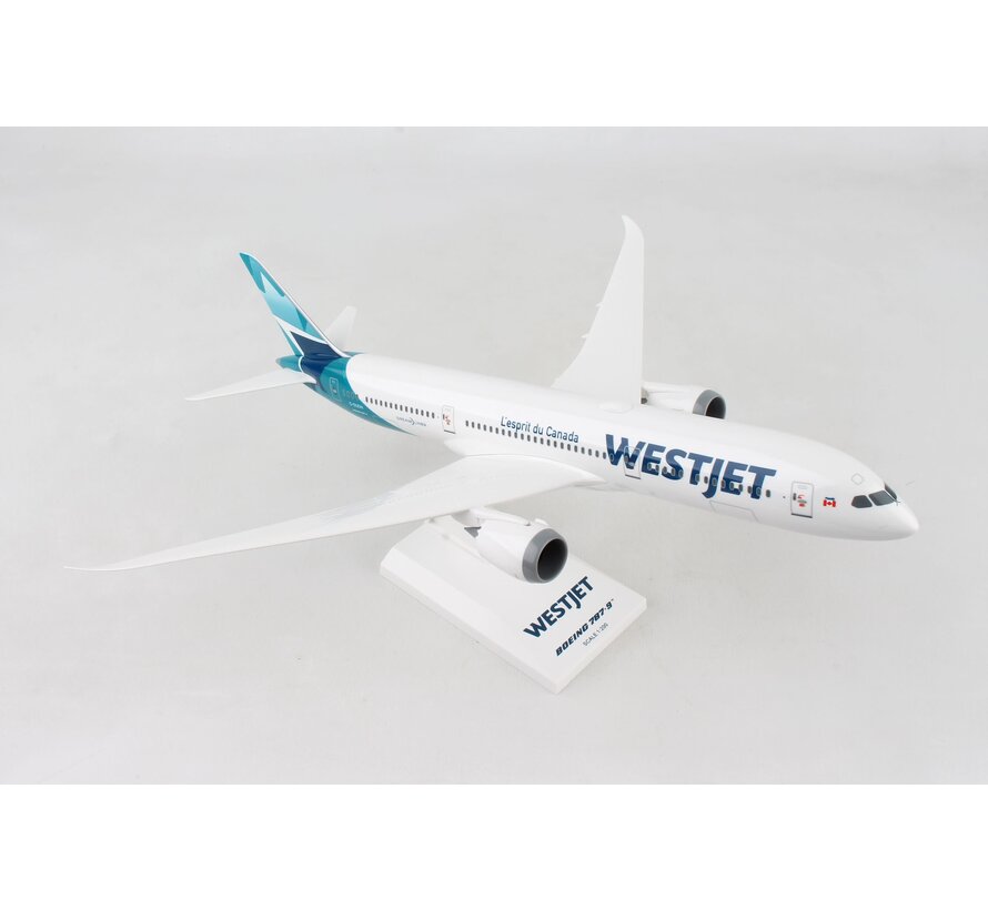 B787-9 Dreamliner WestJet C-GUDH 1:200 with stand