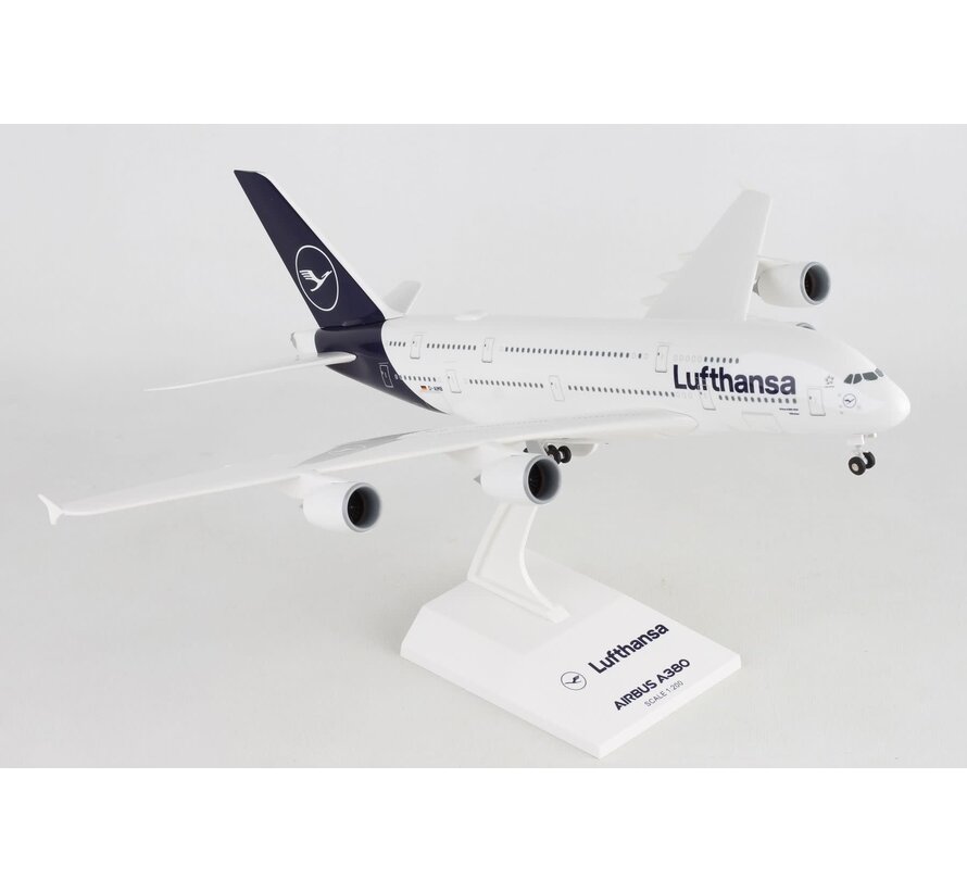 A380-800 Lufthansa 2018 Livery 1:200 gear+stand