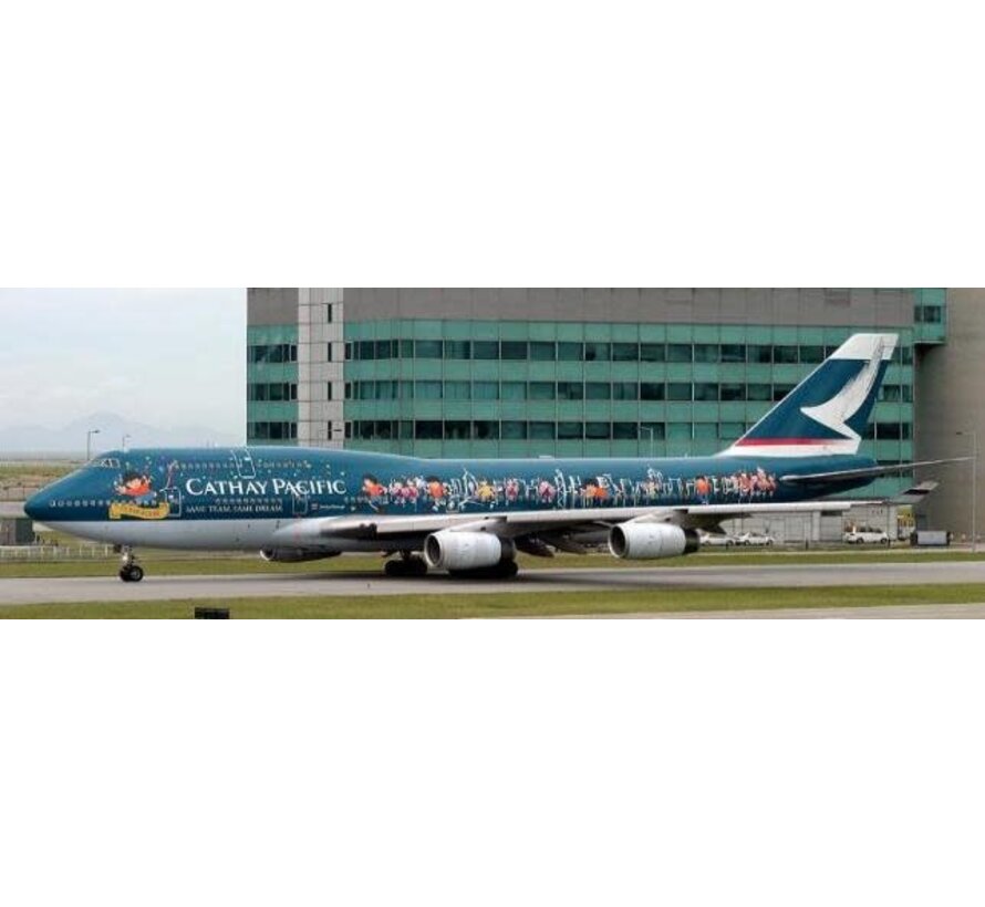 B747-400 Cathay Pacific Spirit of Hong Kong B-HOX 1:400 *Pre-Order