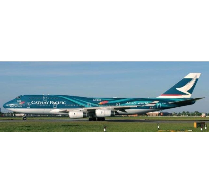 B747-400 Cathay Pacific Asia's World City B-HOY 1:400 flaps down *Pre-Order