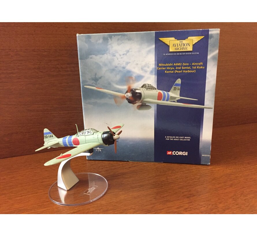 A6M2 Zero A/C Carrier Hiryu, Pearl Harbor 1:72  *Collection Sale